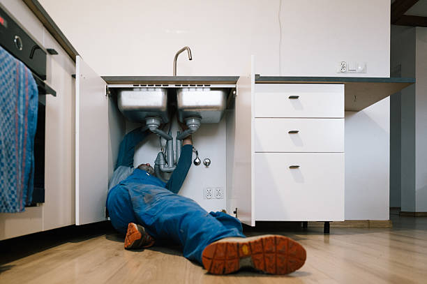 Professional Leak Detection technician working in West Olive, MI